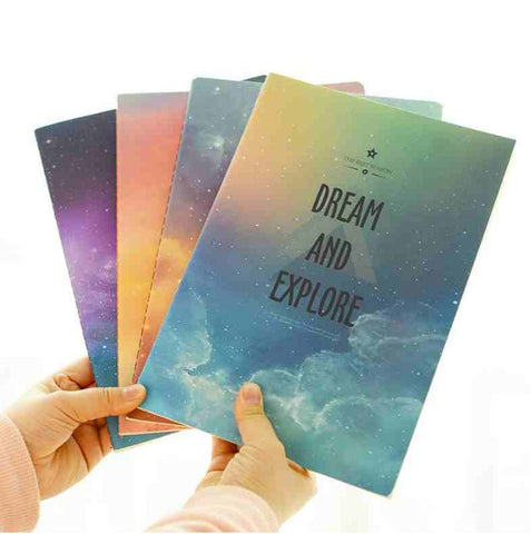 Cute Star Sky Lined Notebook