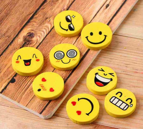 Cute Smiley Rubber Eraser